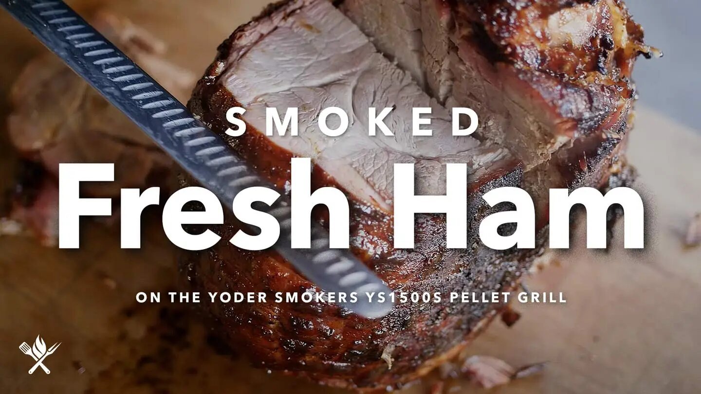 Traeger smoked shop fresh ham