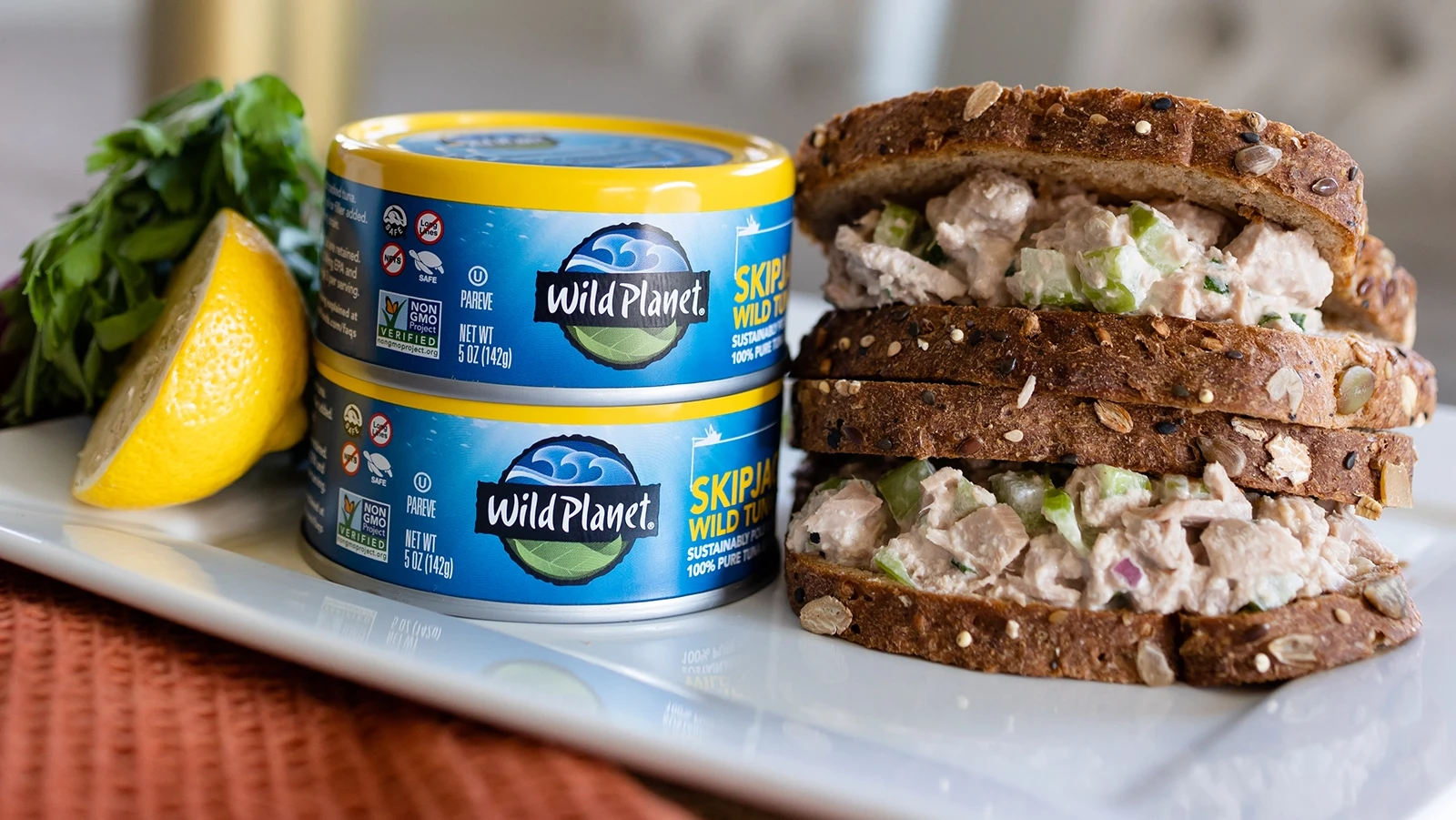 Tuna Salad Sandwich Recipe - Wild Planet Foods
          
       recipe