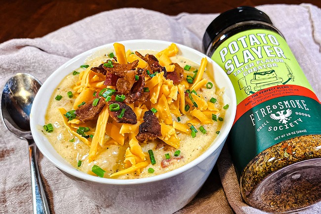 Loaded Potato Soup Recipe  Fire & Smoke Society Seasonings