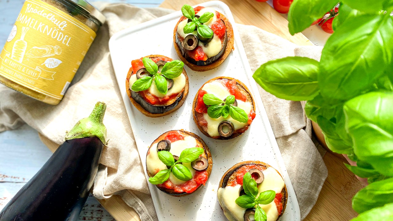 Image of Knödel-Auberginen-Mini-Pizza