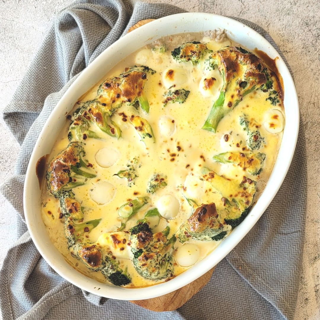 Broccoli-Kartoffel-Auflauf mit Hackfleisch & Pfeffer Cuvée, deftig & fein