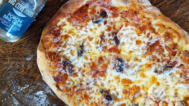 Porcini Flatbread Pizza