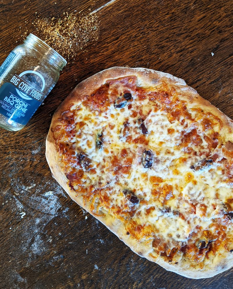 Porcini Flatbread Pizza