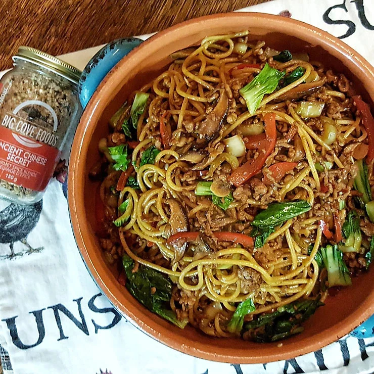 Shiitake Pork Noodles