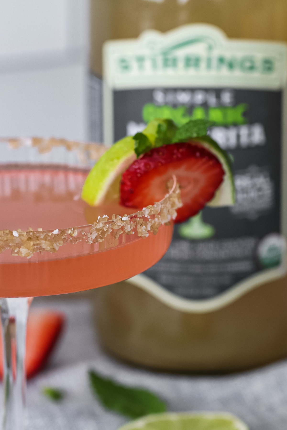 Strawberry Mint Margarita