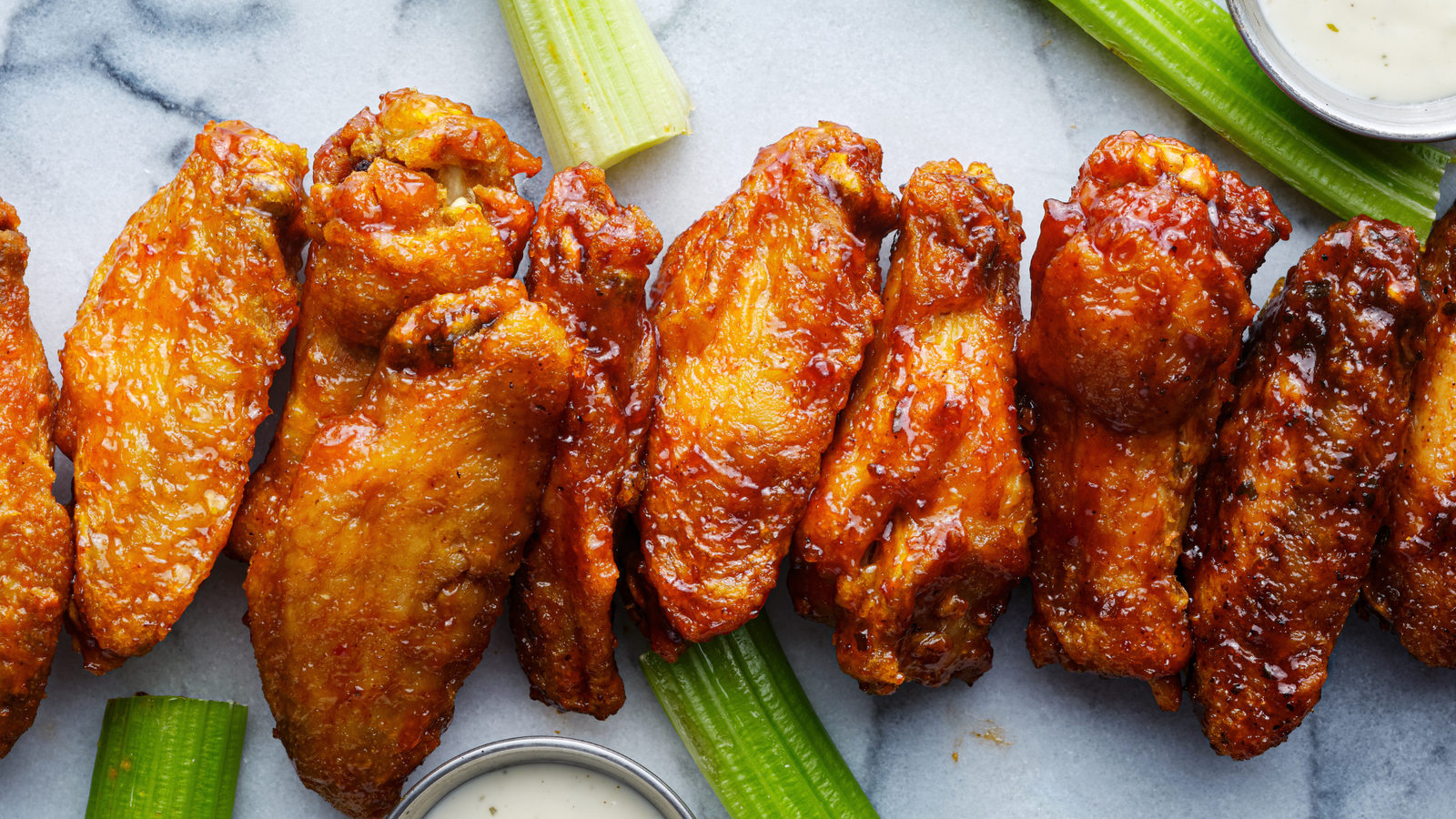 Image of Slow-and-Low Glazed Chicken Wings