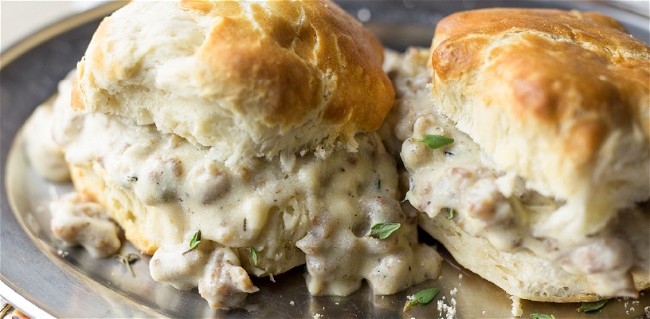 Image of Biscuits and Bacon Gravy