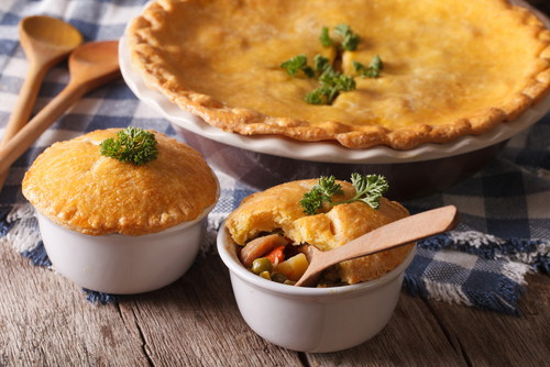 Low Carb, Gluten Free Chicken Pot Pie