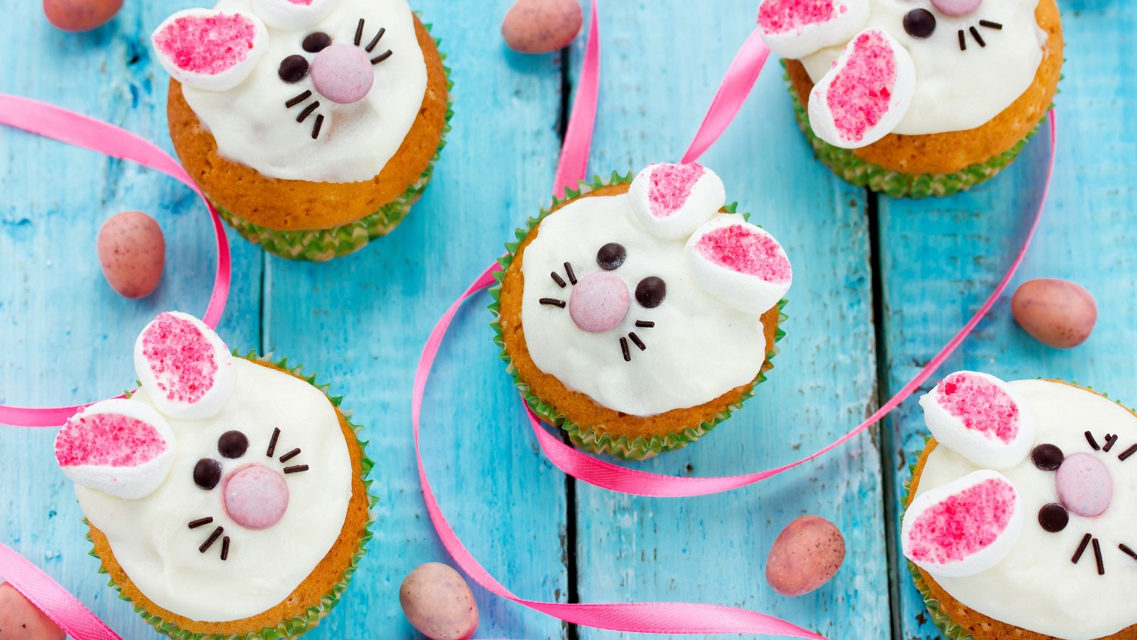 Image of Frosting-Only Easter Bunny Cupcakes: A Sweet and Simple Easter Treat