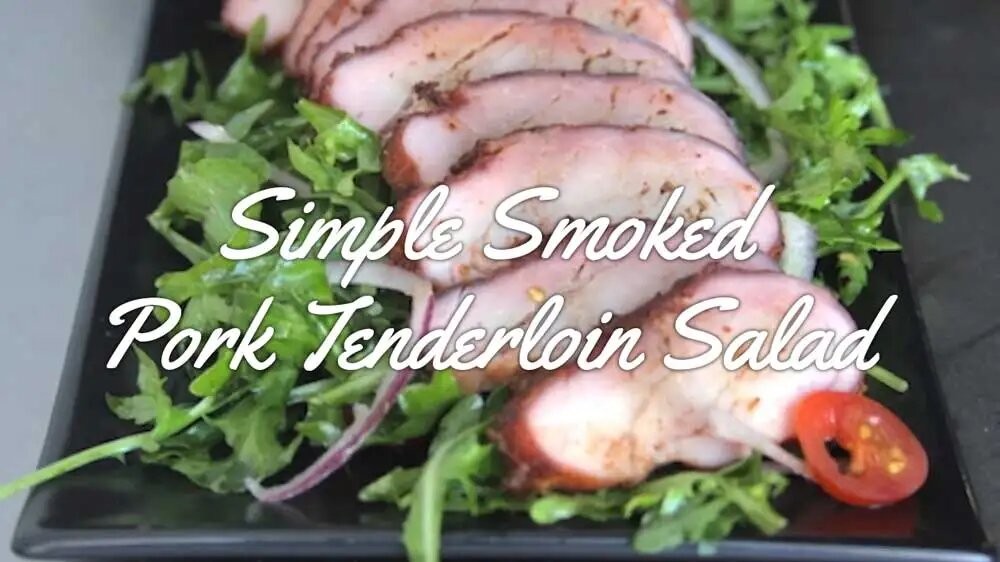 Image of Simple Smoked Pork Tenderloin Salad