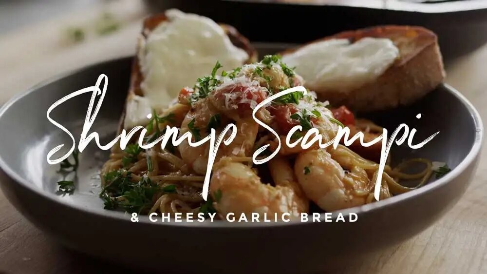Image of Shrimp Scampi & Cheesy Garlic Bread