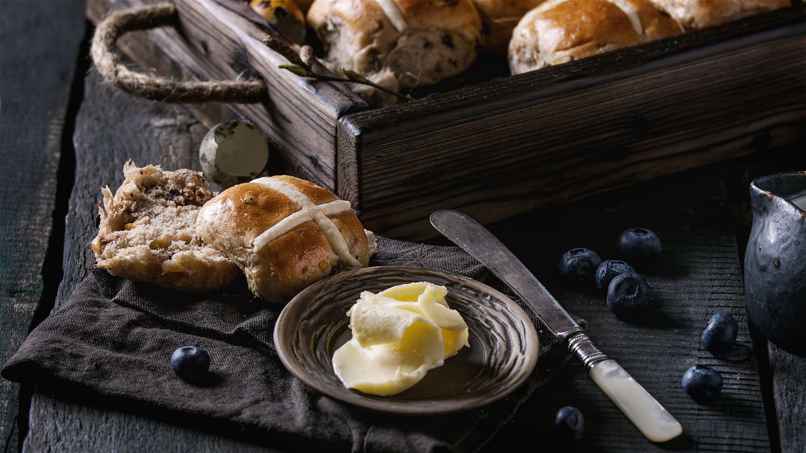 Image of Traditional Easter Hot Cross Buns