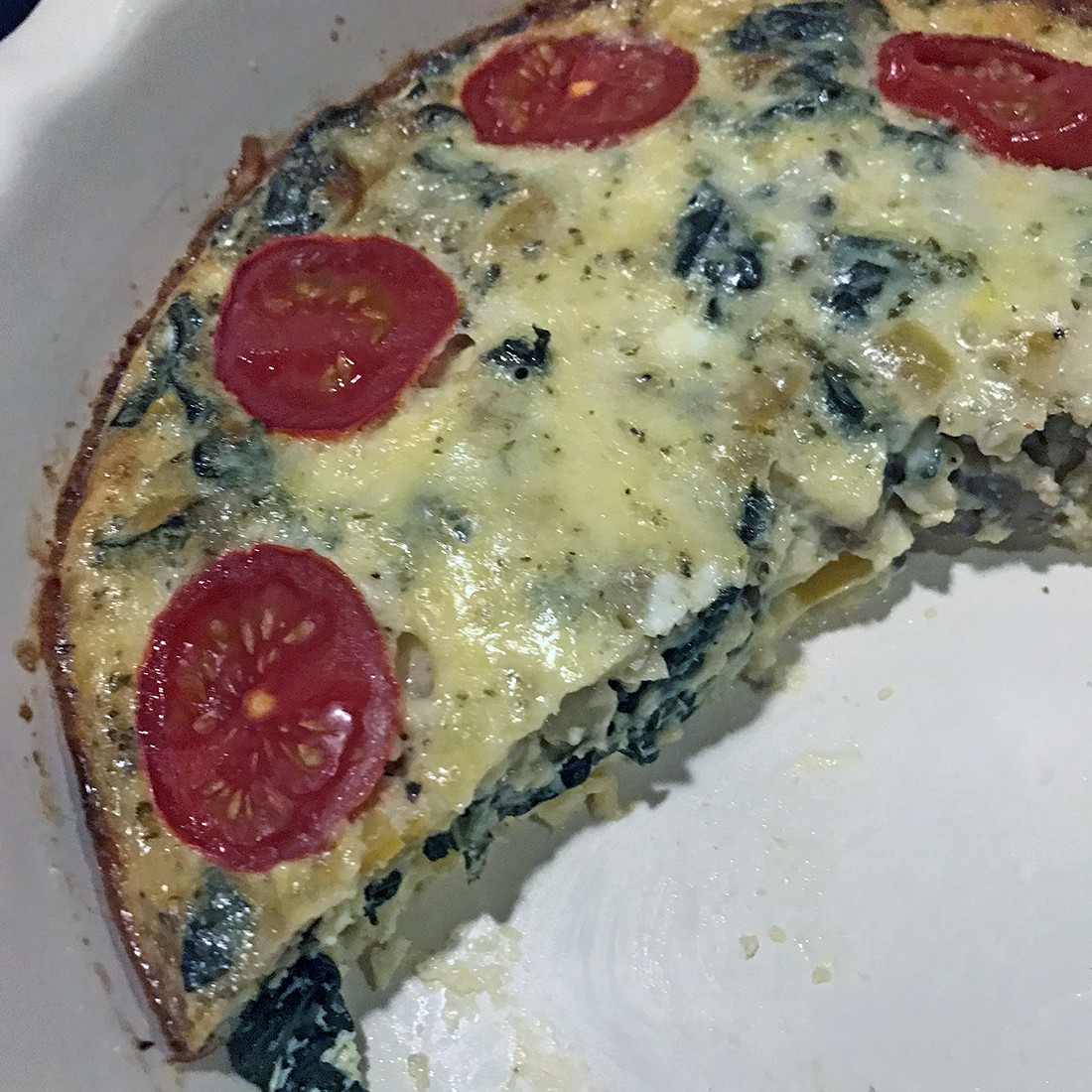 Kale and Mushroom Frittata