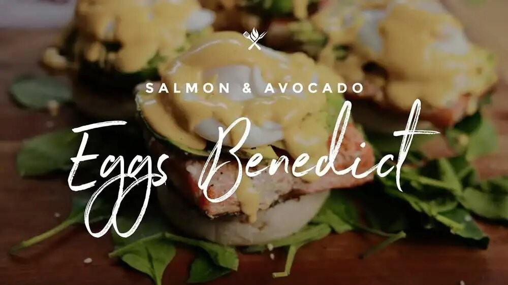 Image of Salmon & Avocado Eggs Benedict