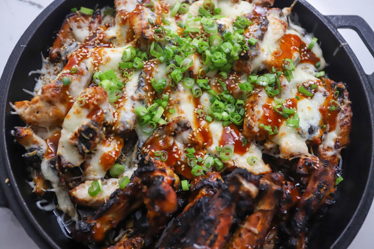 Black Belt Fire Chicken with Cheese