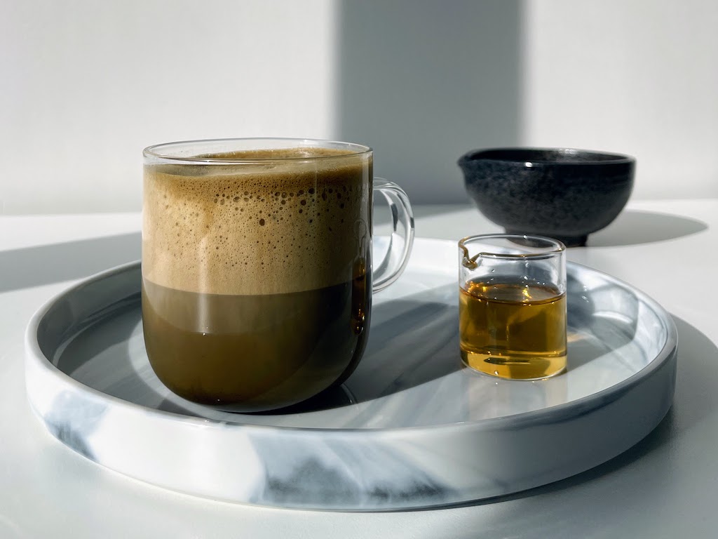 Kyoto Fog With Hojicha Powder