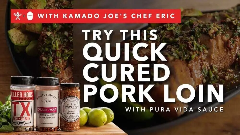Image of Quick Cured Pork Loin with Pura Vida Sauce