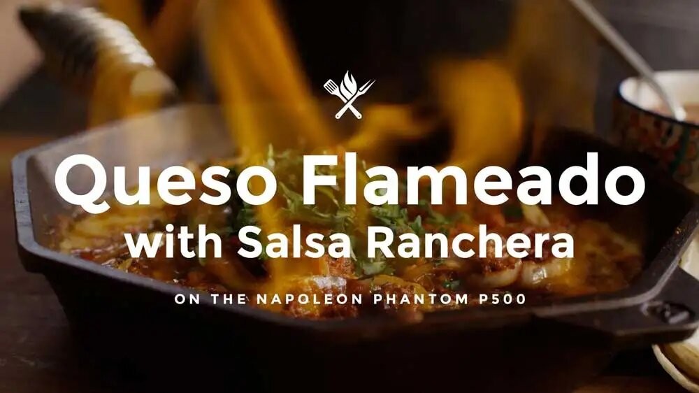Image of Queso Fundido/Queso Flameado with Salsa Ranchera