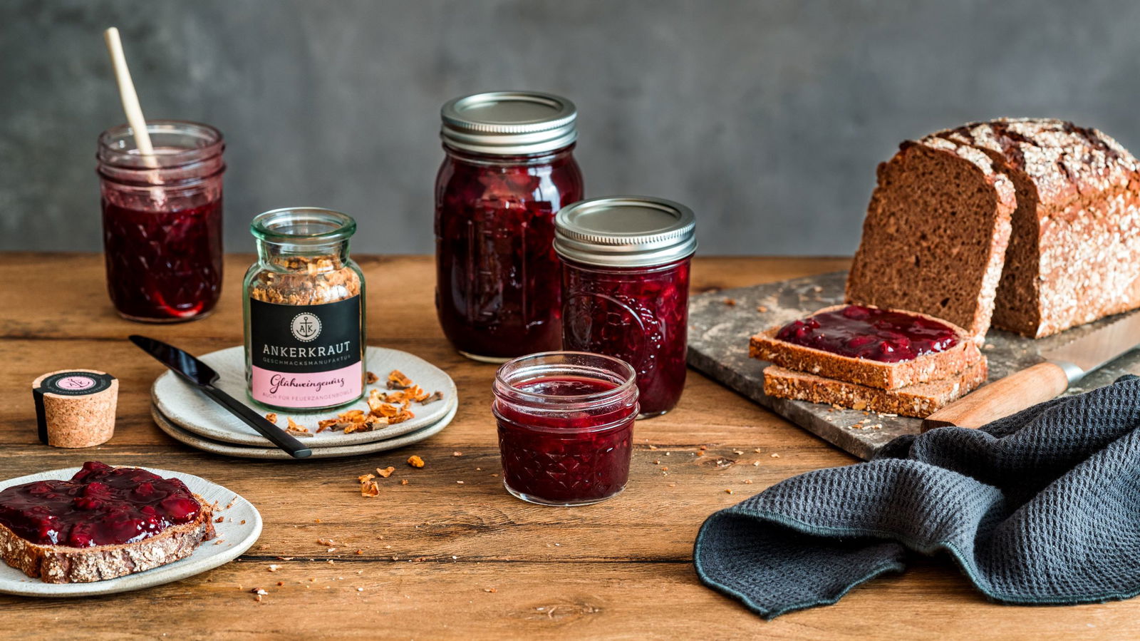 Glühweinmarmelade Rezept: Weihnachten aufs Brot &amp; Ankerkraut