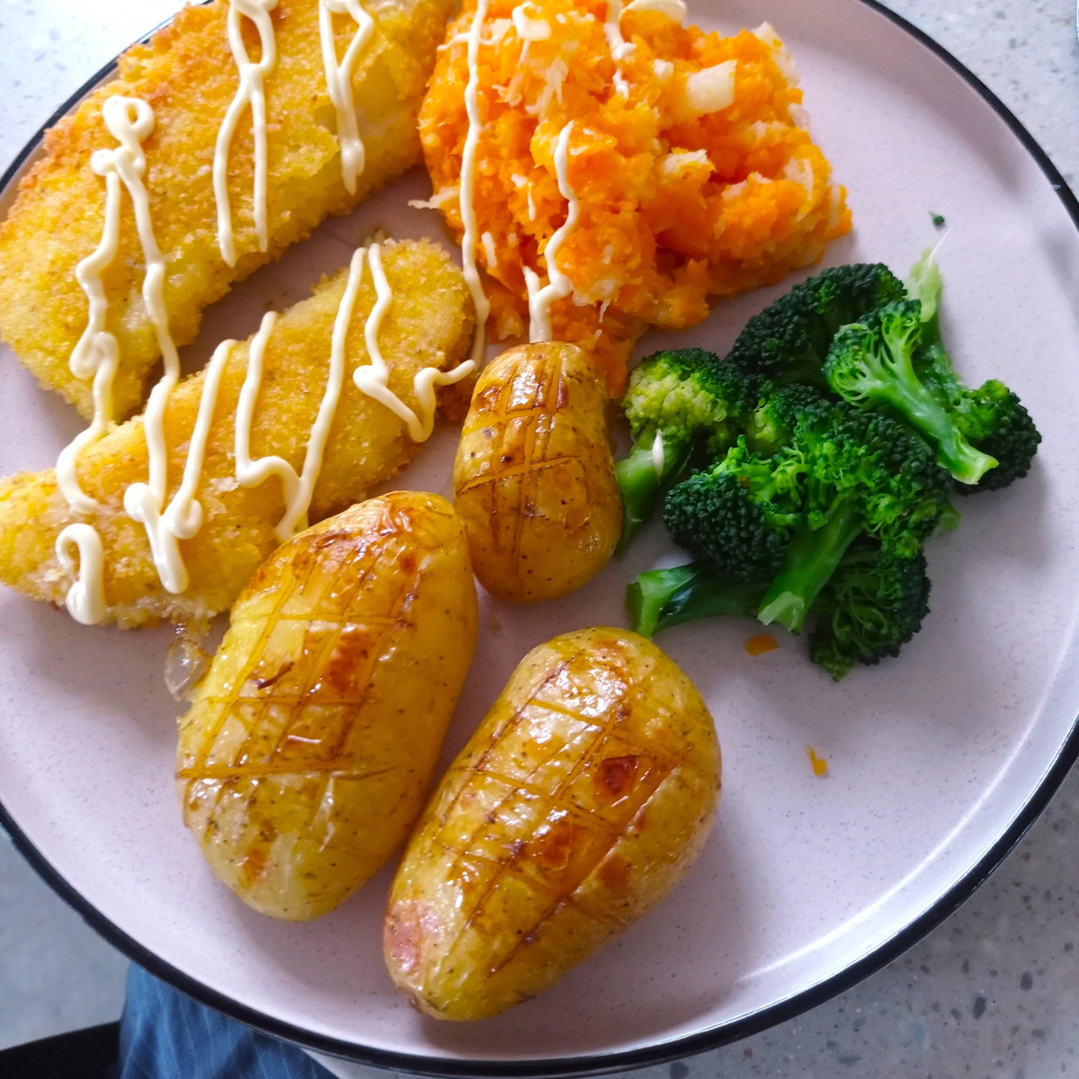 Black Honey and Butter Baked Potatoes