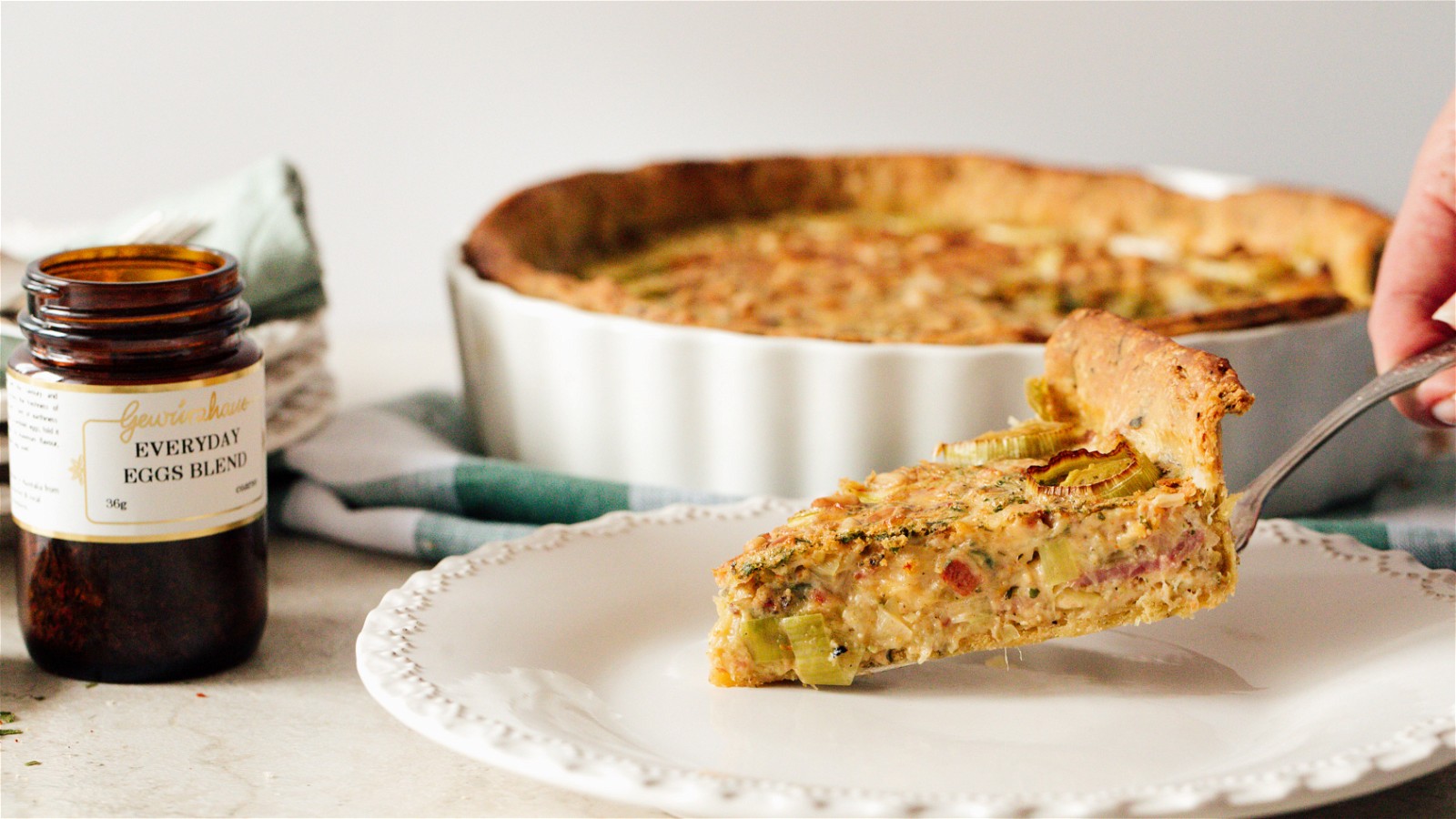 Image of Bacon and Leek Quiche