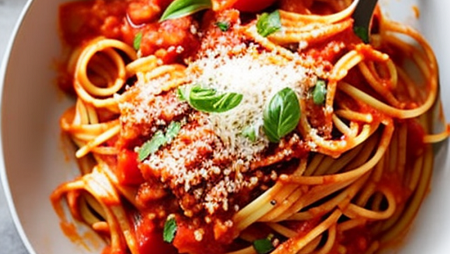 Image of Delicious Red Sauce for Pasta Recipe: A Quick and Easy Marinara Sauce Recipe for Your Pasta Dishes T