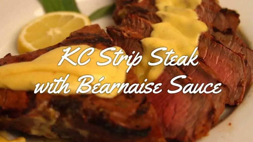 Image of KC Strip Steak with Béarnaise Sauce