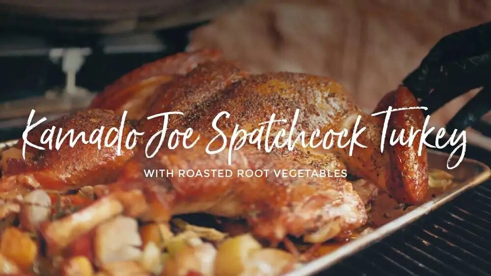Image of Spatchcock Turkey with Roasted Root Vegetables