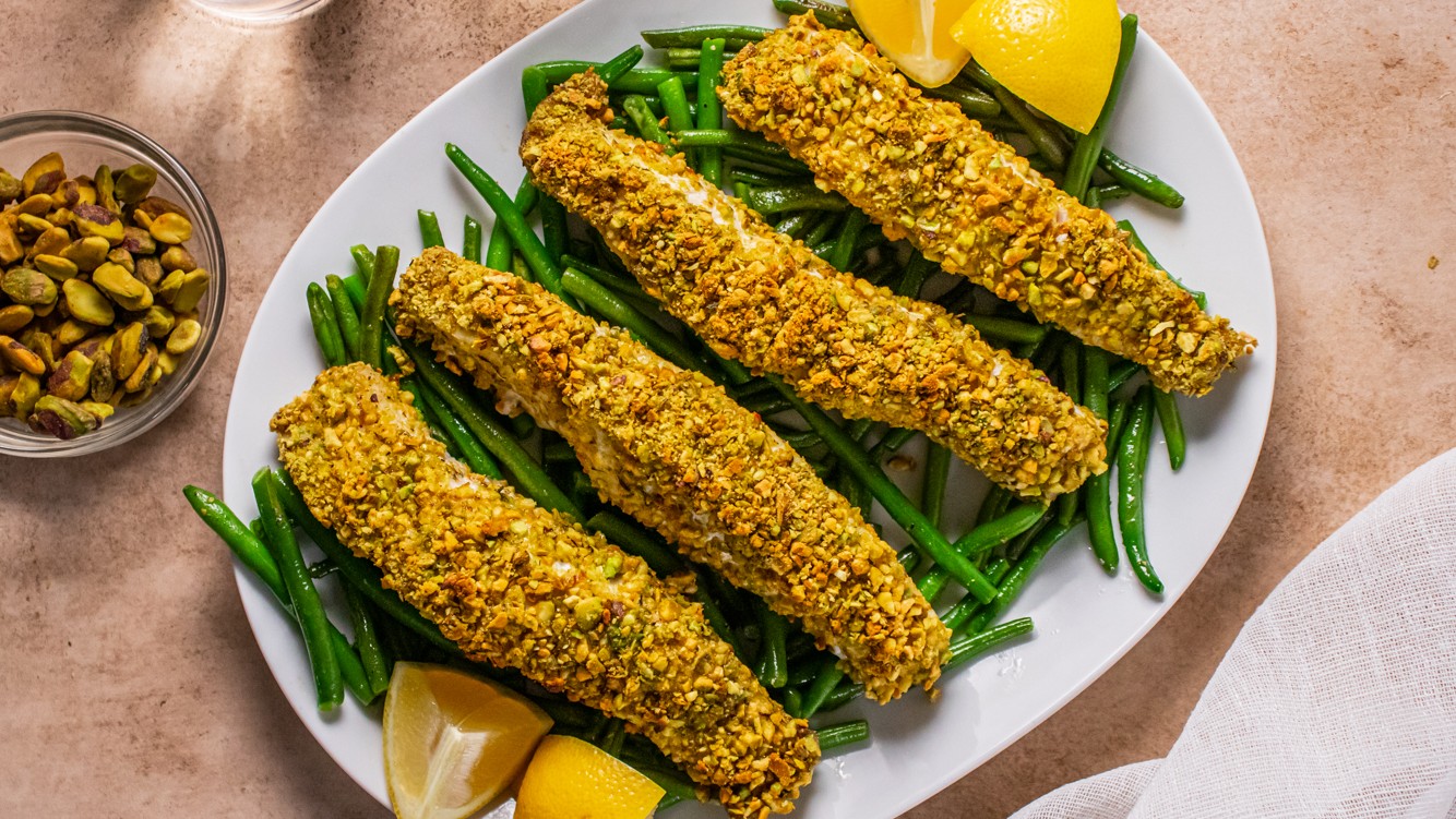 Image of Healthy Pistachio Crusted Grouper