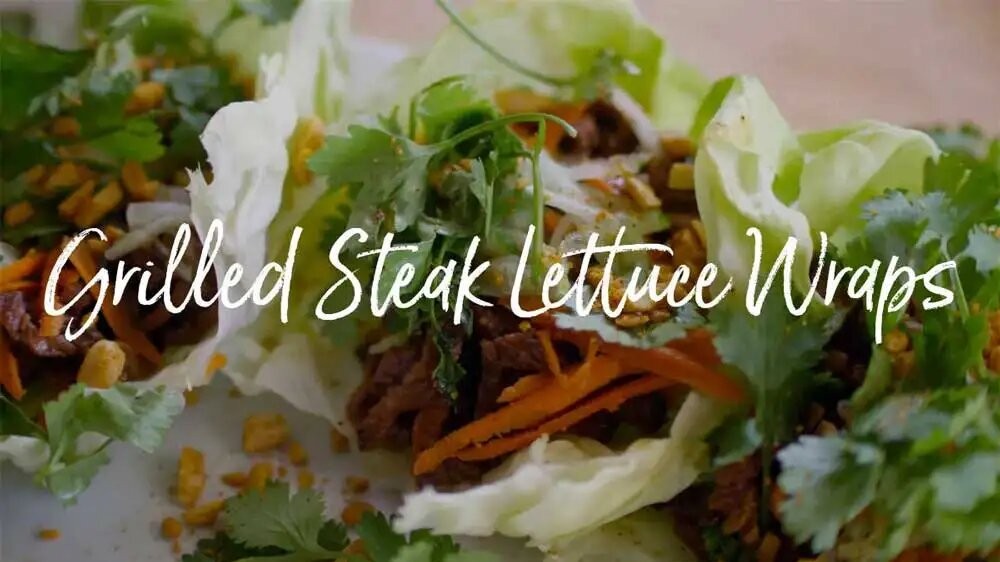 Image of Grilled Steak Lettuce Wraps