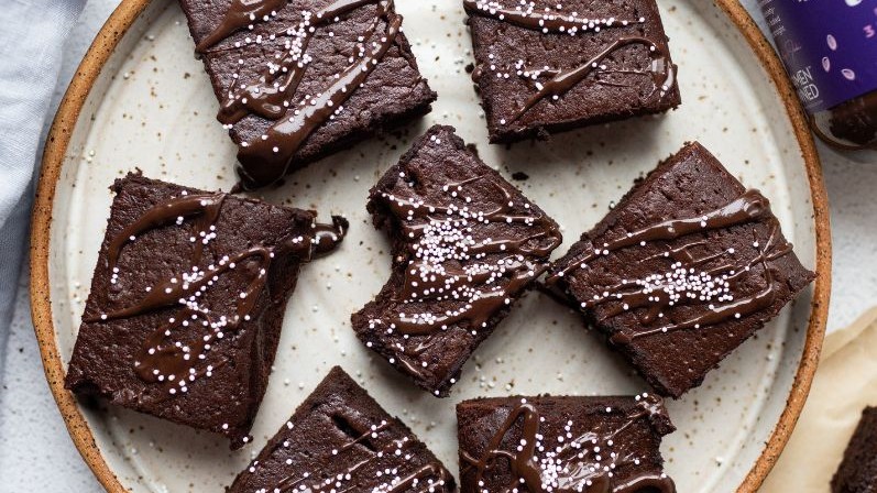 Image of Fudgey Tahini Stout Brownies