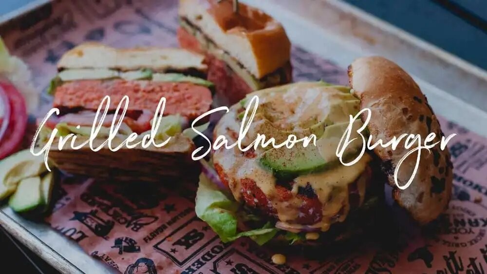 Image of Grilled Salmon Burger
