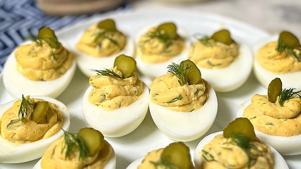 Image of Dill Pickle Deviled Eggs 