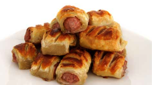 Image of BACON SAUSAGE ROLLS