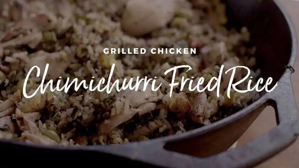 Image of Grilled Chicken Chimichurri Fried Rice
