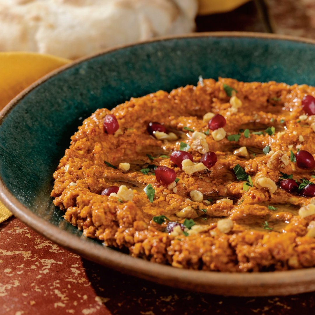 Image of Muhammara Roasted Red Pepper-Walnut Spread