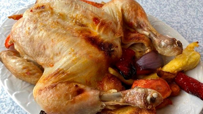 Image of Barbecue spring chicken pot roast