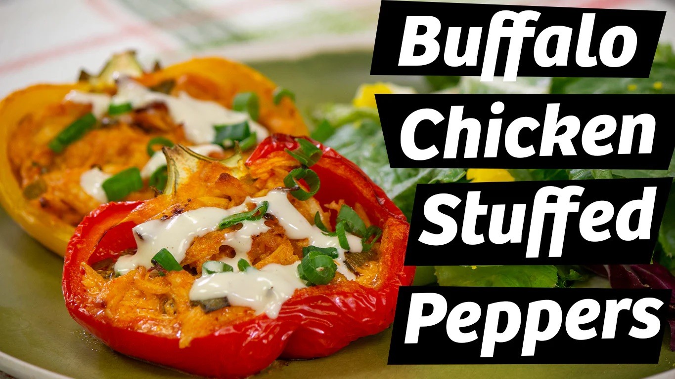 Image of Buffalo Chicken Stuffed Peppers