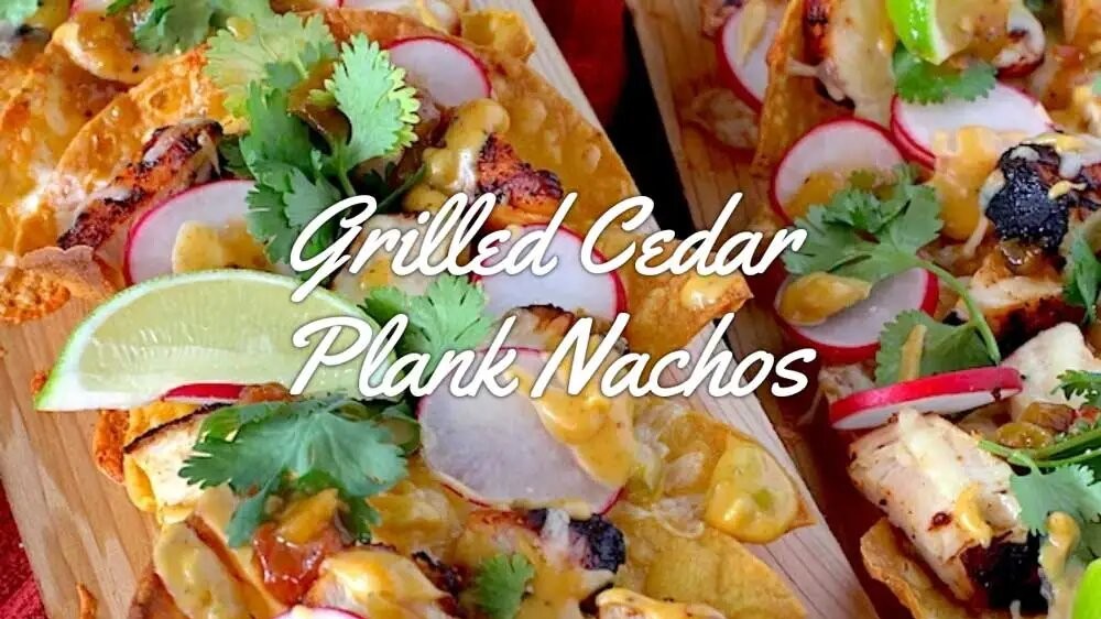 Image of Grilled Cedar Plank Nachos