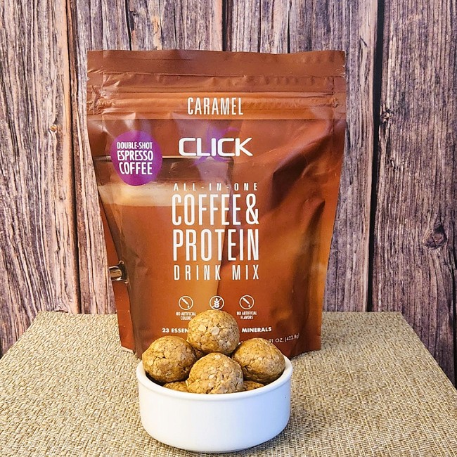 Image of Coffee Protein : No Bake, CLICK Energy Bites