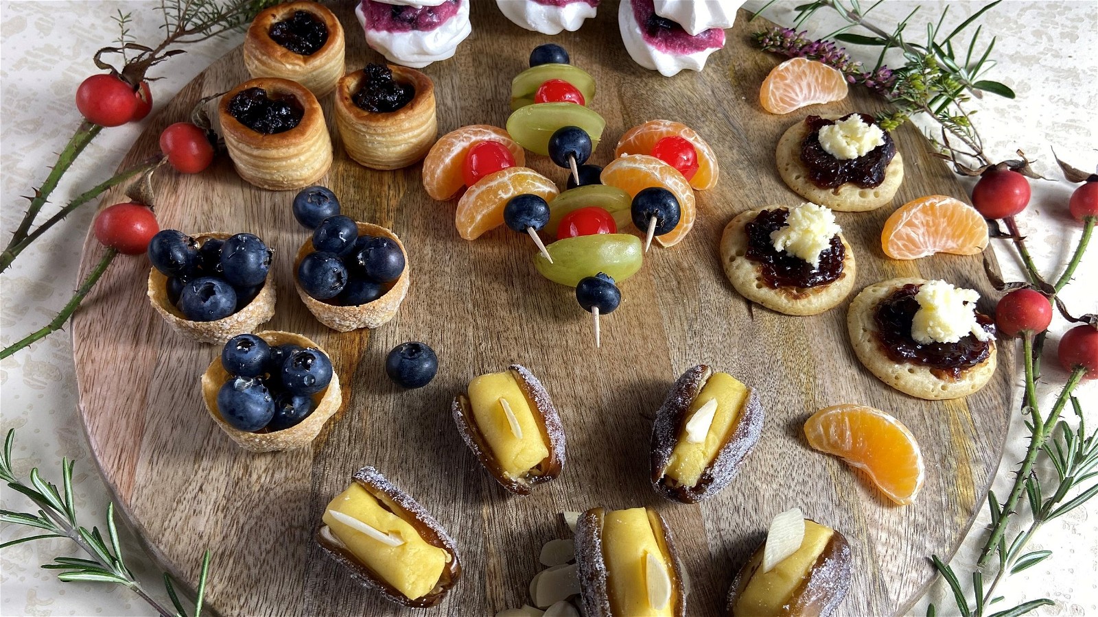 Image of Festive sweet canapes