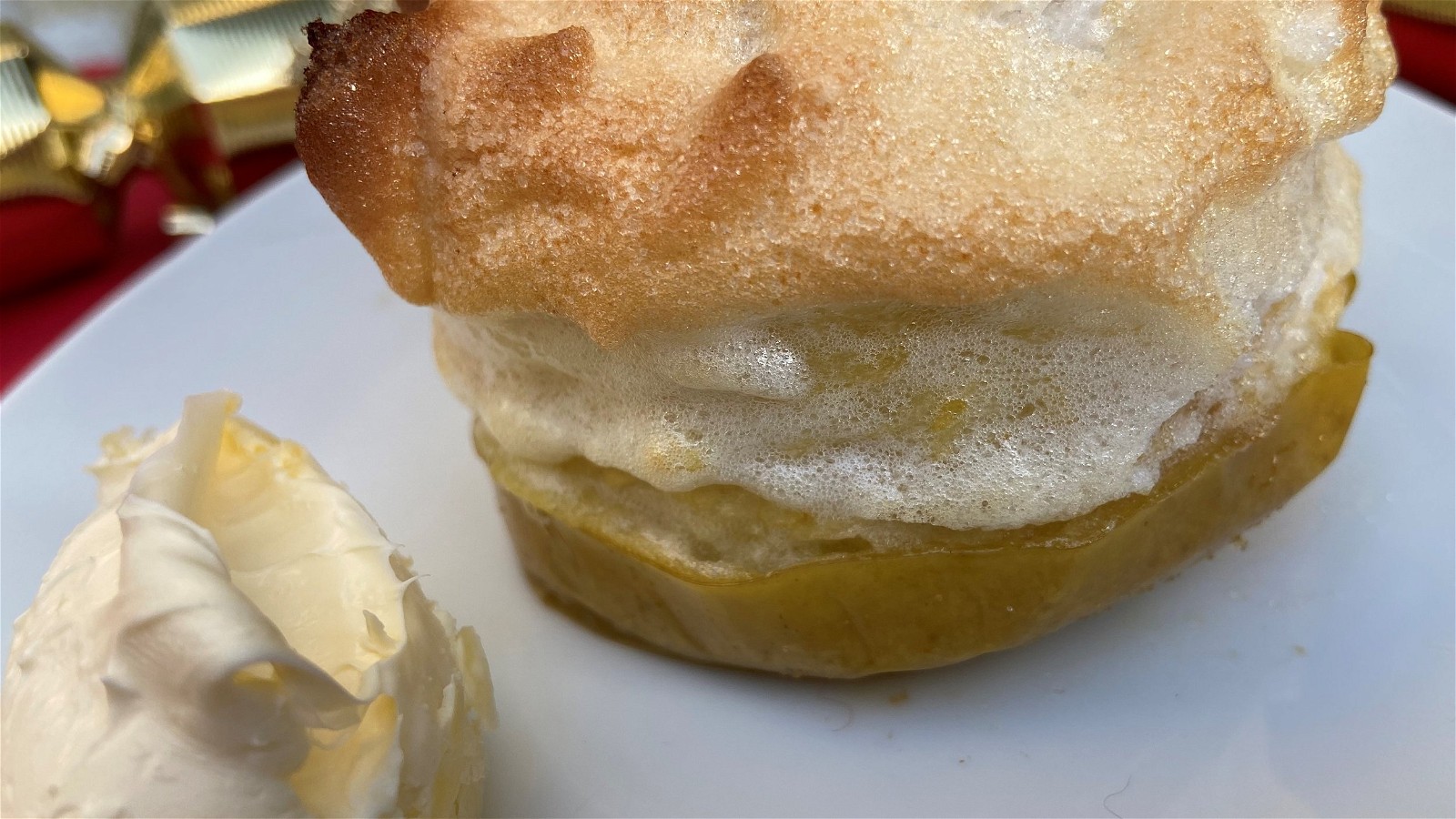 Image of Baked bramley apples with mincemeat