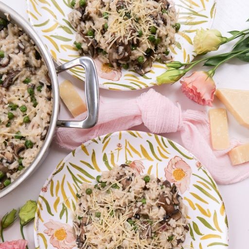 Image of Mushroom and Pea Risotto