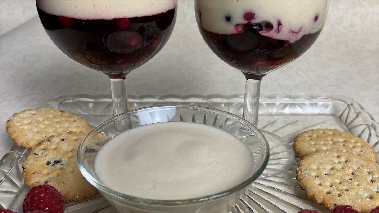 Image of Summer fruits zabaglione