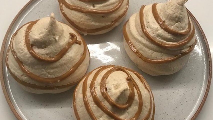 Image of Tiptree salted caramel meringues