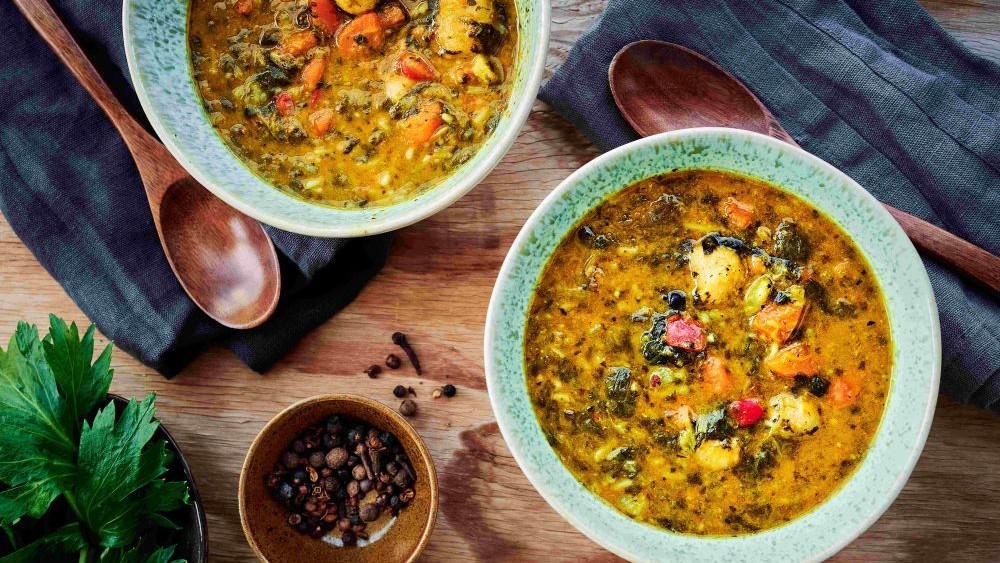 Image of Callaloo Soup – karibische Gemüsesuppe