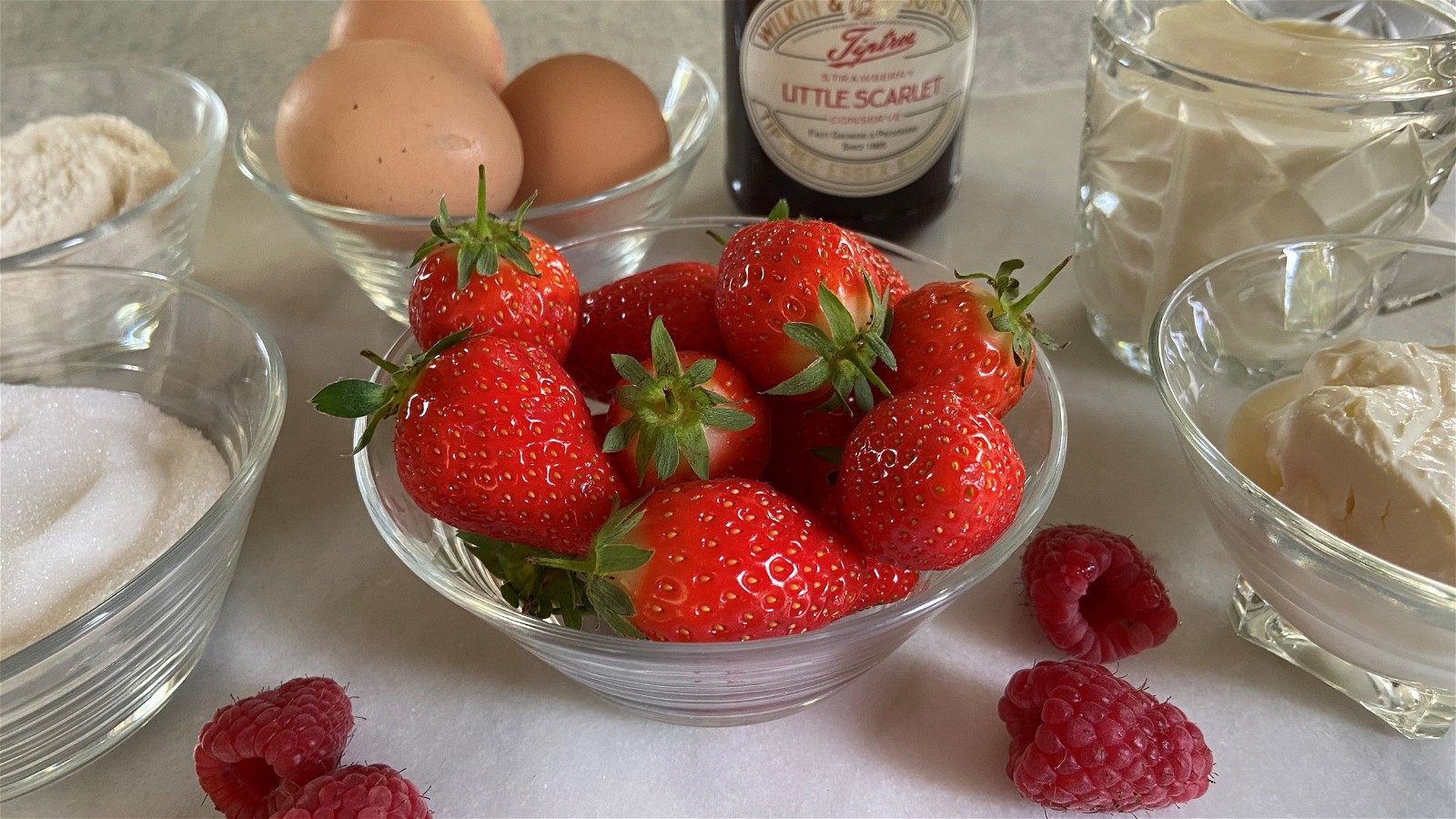 Jubilee strawberry dessert