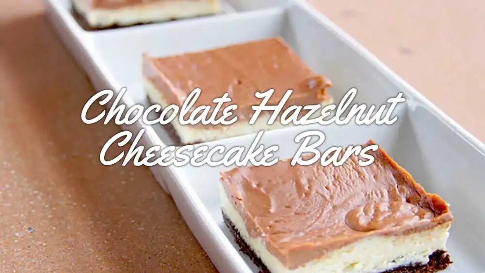 Image of Chocolate Hazelnut Cheesecake Bars
