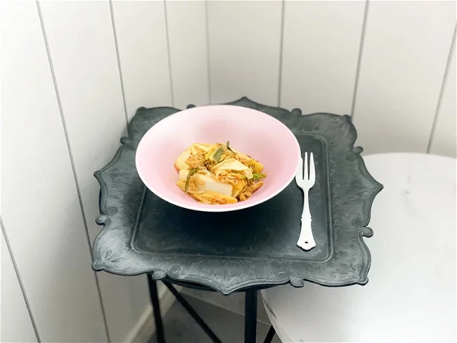 Image of 乾燥白ねぎとツナと白菜のカレー煮