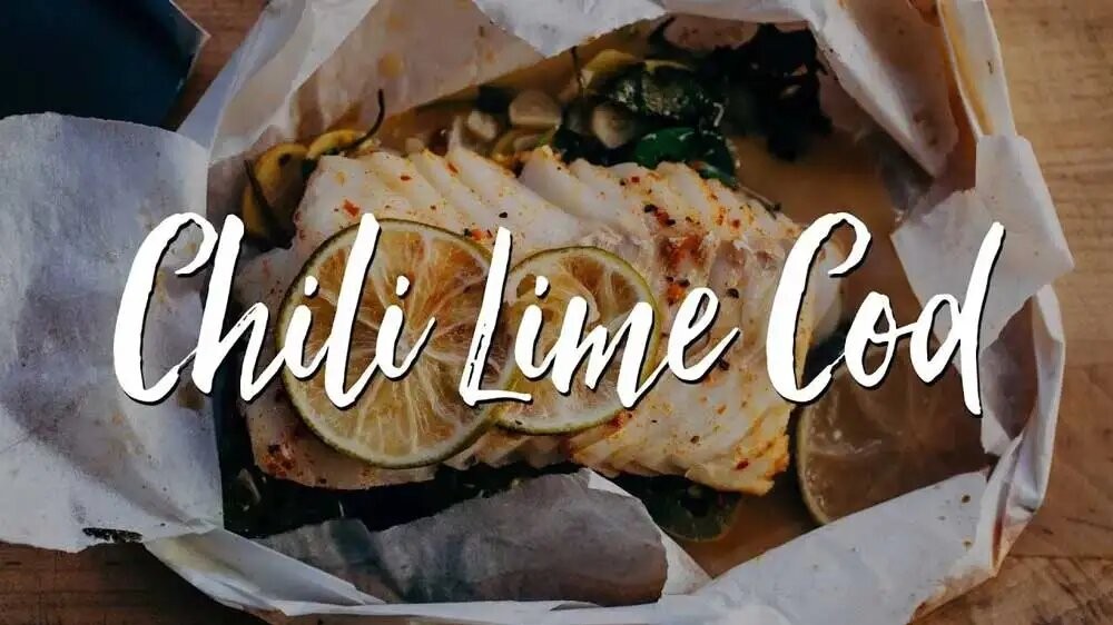 Image of Chili Lime Cod En Papillote